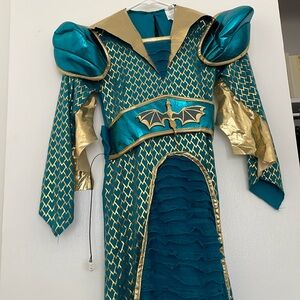 Dragon Costume teal and gold